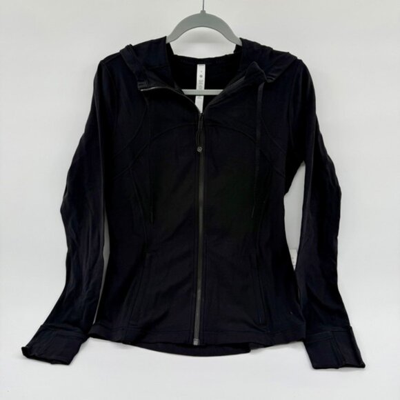 Lululemon Jackets & Blazers - Lululemon Hooded Define Jacket Nulu Black Size 10 LW4BQYS BLK